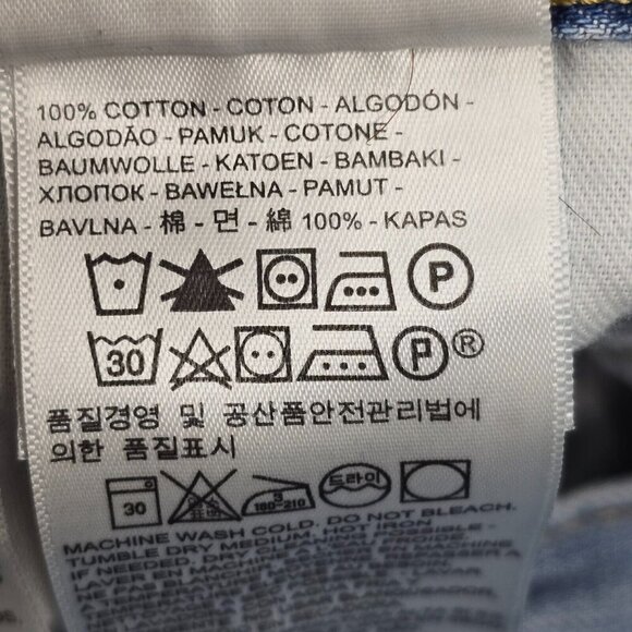 Levis 559 Jeans Men 36x30 (Fits 35x29) Blue Relaxed Straight Fit Light Wash - Picture 5 of 13